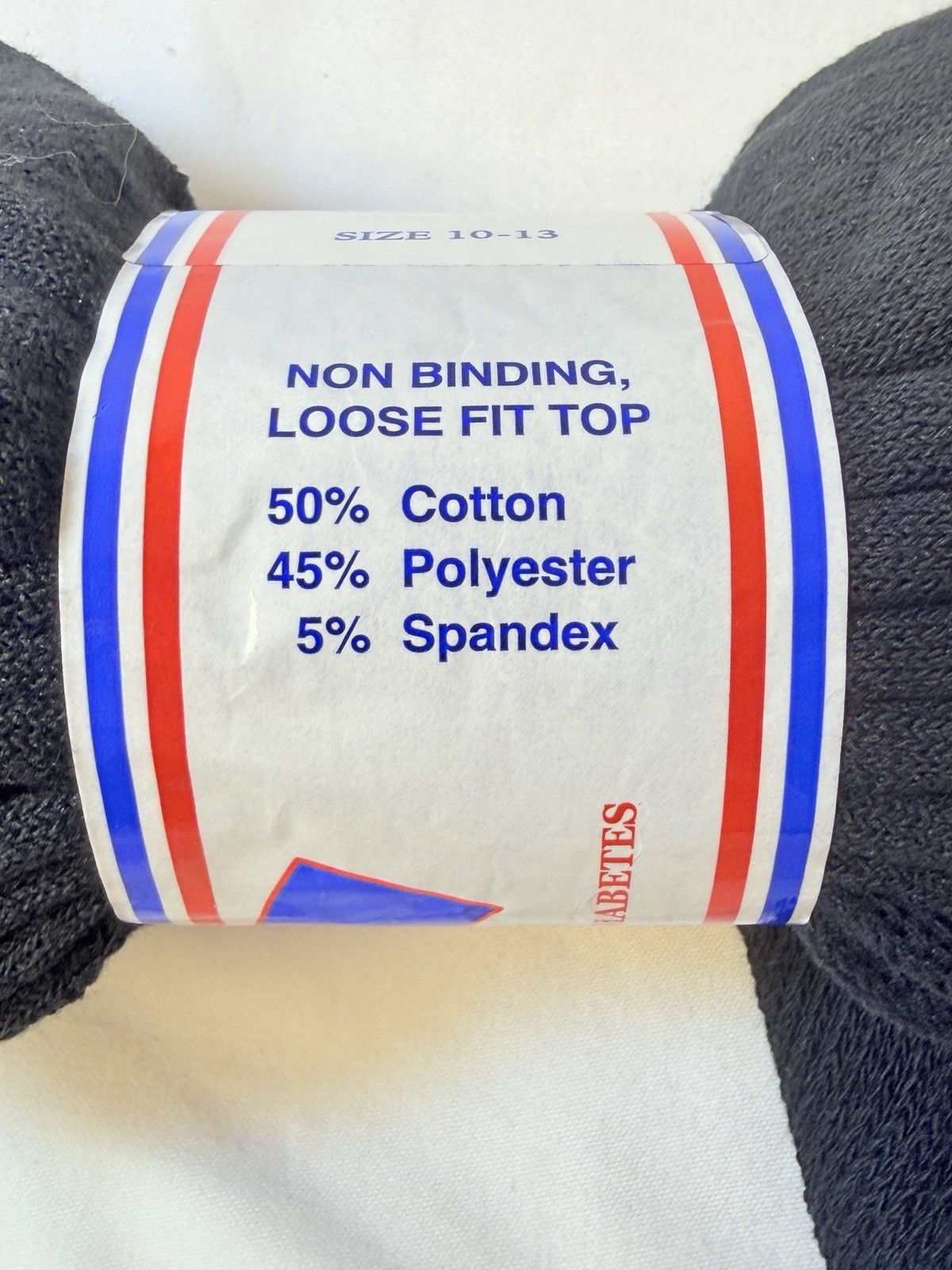 Six Pairs Physicians Choice Diabetic Over The Calf Crew Socks Size 10-13