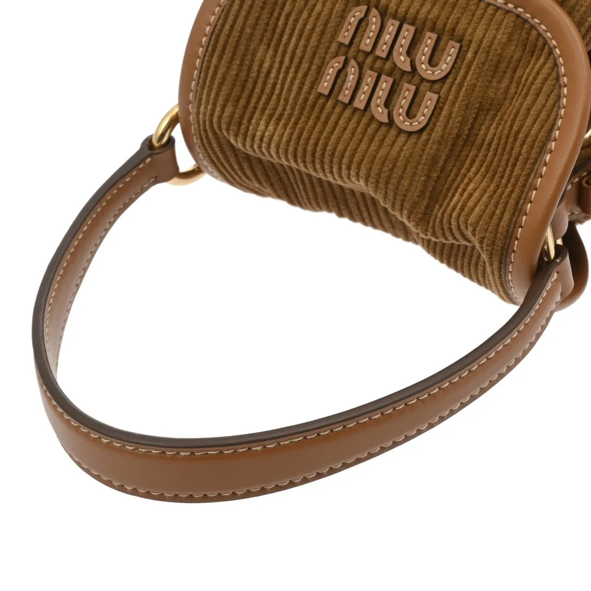 Miu Miu 5BZ043 Backpack Brown #WB6496