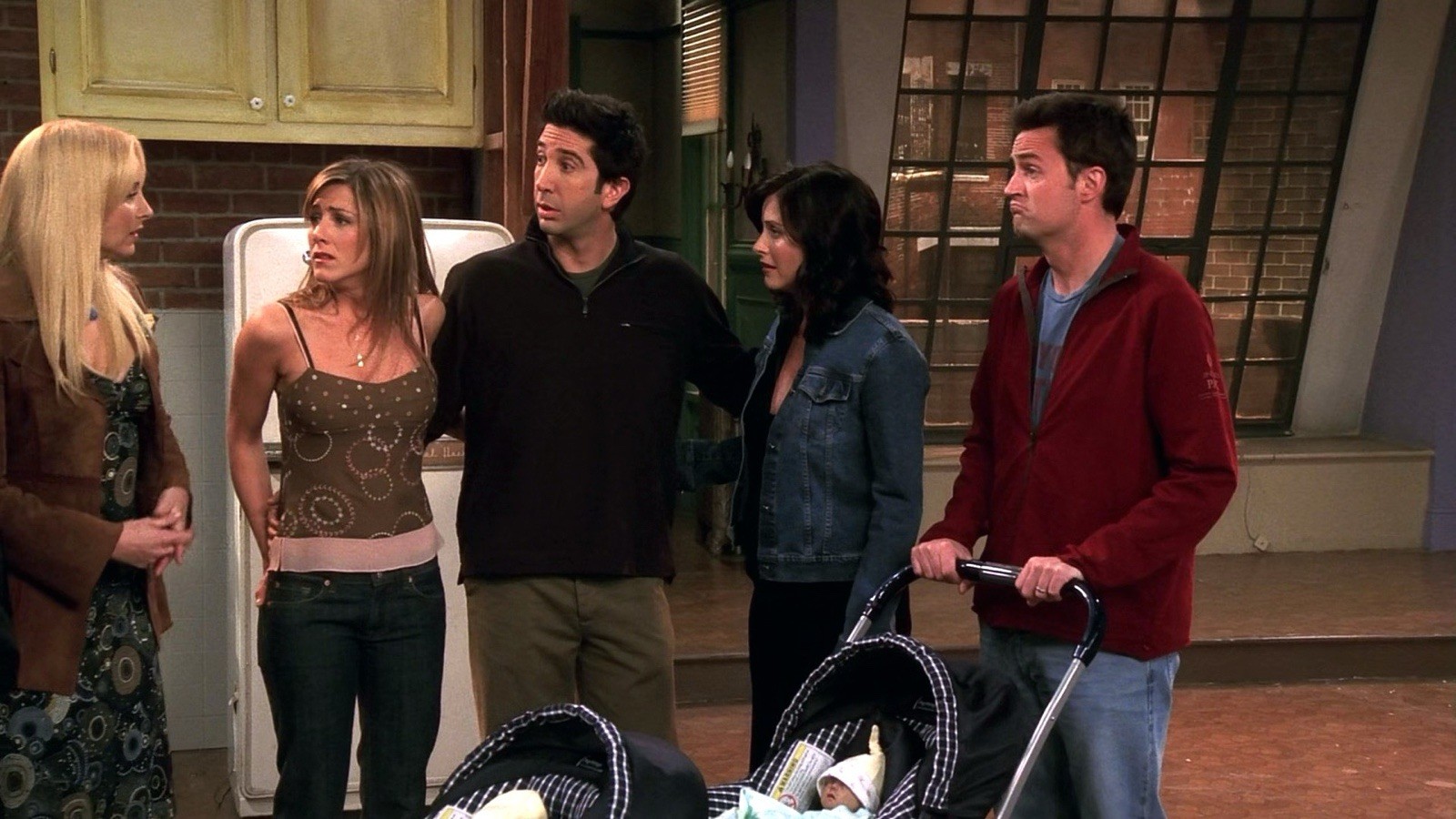 Brown & Pink Cami ASO Rachel Green in Friends Finale CHECK DESCRIPTION