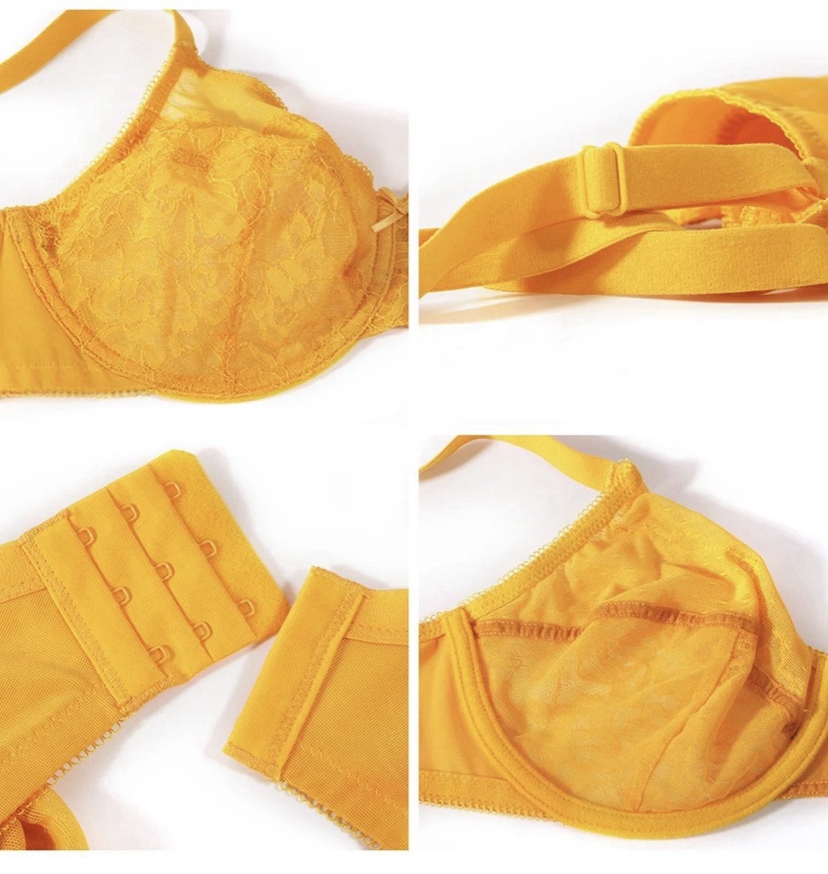HSIA women’s Lace Bras Unlined Non-padded