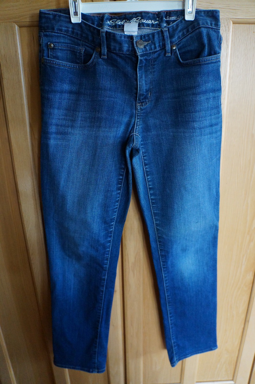 Eddie Bauer Slightly Curvy Straight Womens Jeans Size 6 short