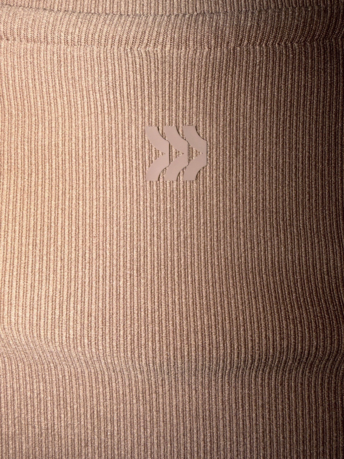 All In Motion Ruched Super Soft Long Sleeve Taupe Shirt