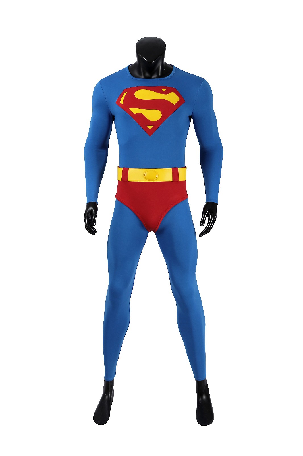 Christopher Reeve superman 1978 Superman Cosplay Costume Jumpsuit Halloween Set
