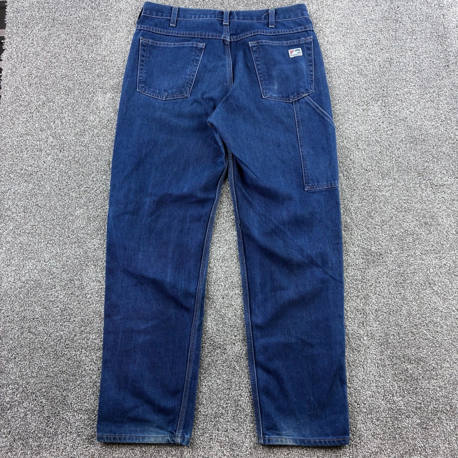 Tyndale Carpenter Jeans Mens 34×34 Blue FRMC Flame Resistant F290T USA Made
