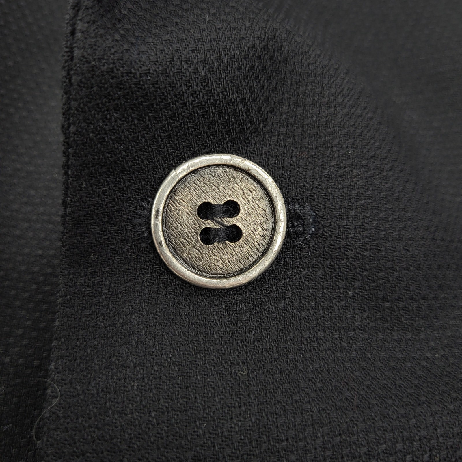 Corporate Image Tom James Blazer Mens Large Wool Black Suit Jacket Sport Coat