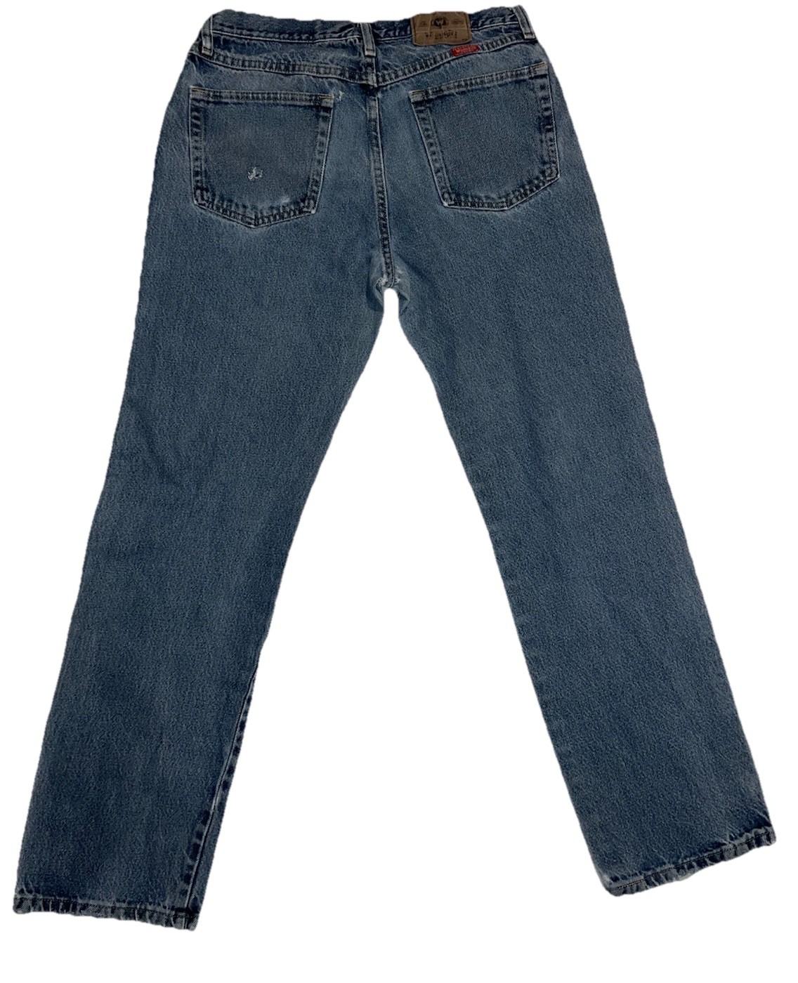 Vintage Wrangler USA Made Jeans Mens 33×32 Straight Leg Western Cowboy Denim Y2K