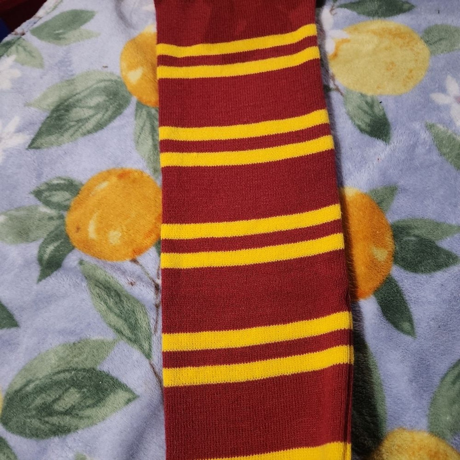 Gryffindor Striped Scarf with Crest