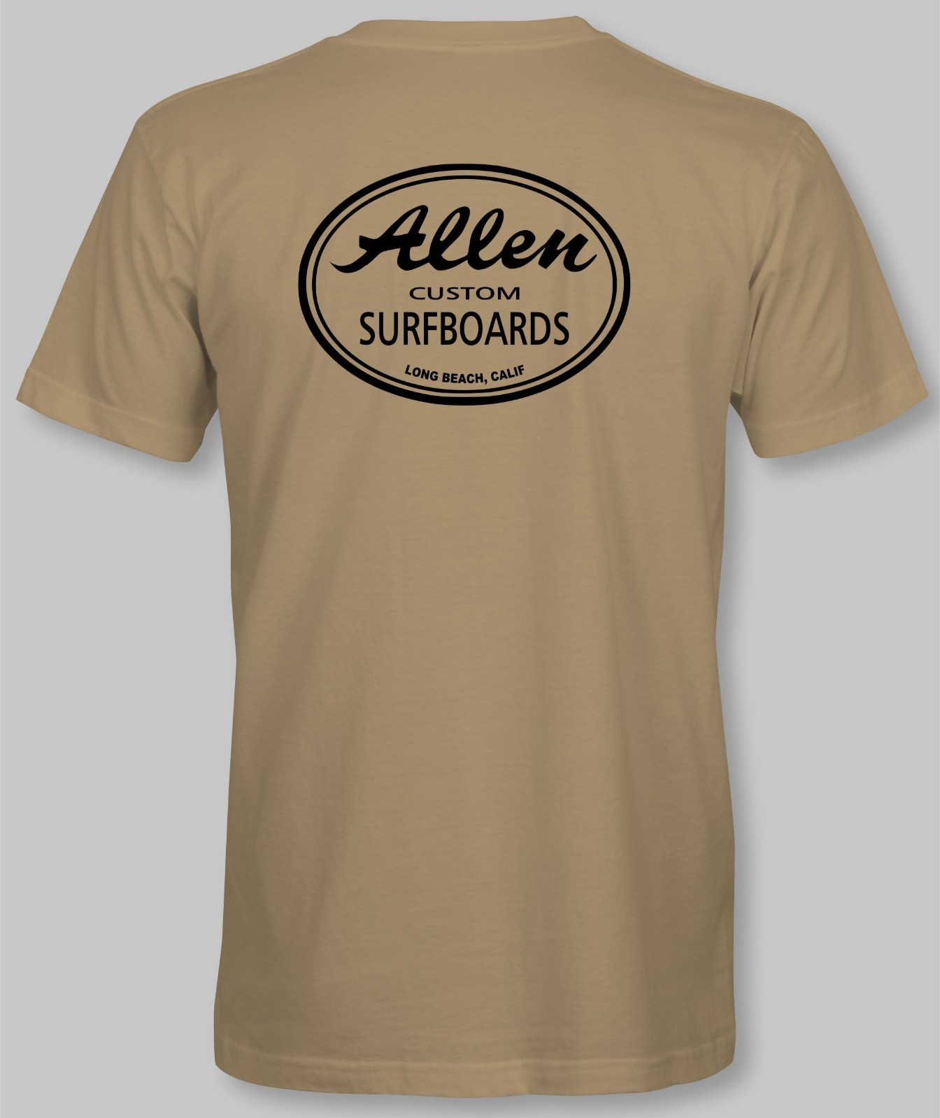 Allen Surfboards Retro T-Shirt surf surfing california long beach