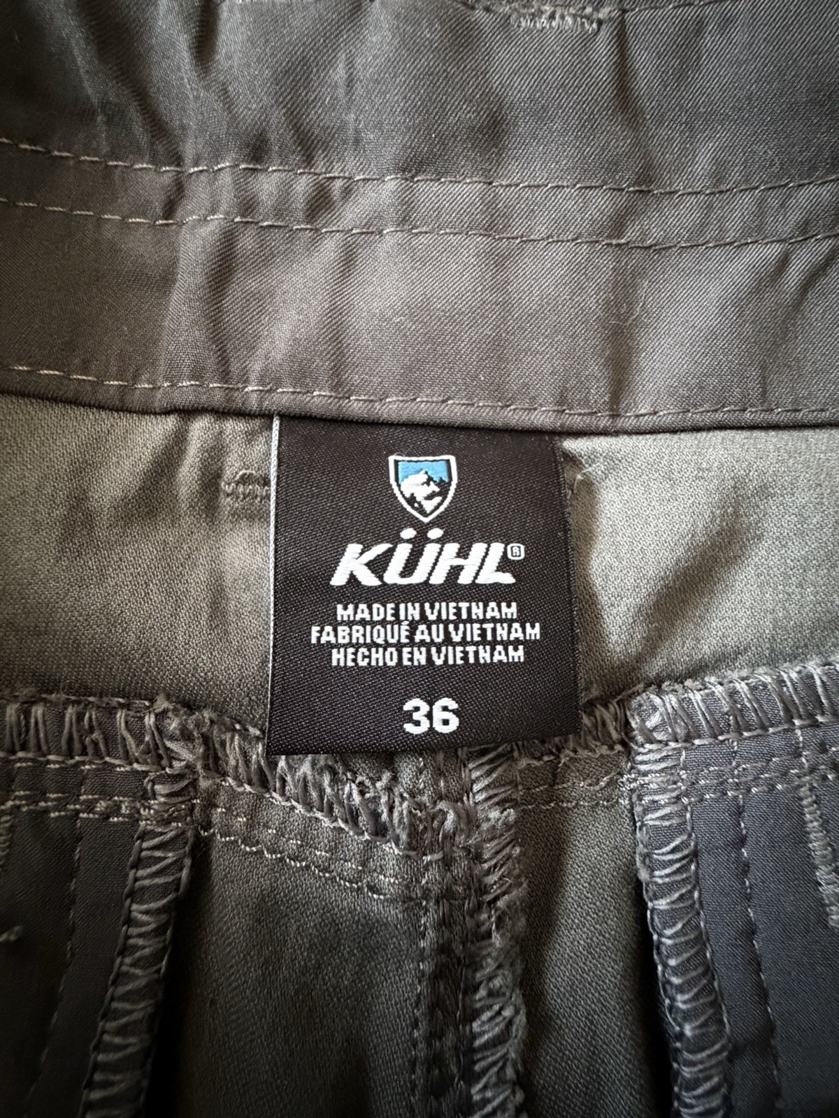 New Kuhl Resistor Lite Chino Shorts Size 36 10” Inseam Carbon 5205 NWT JBHS