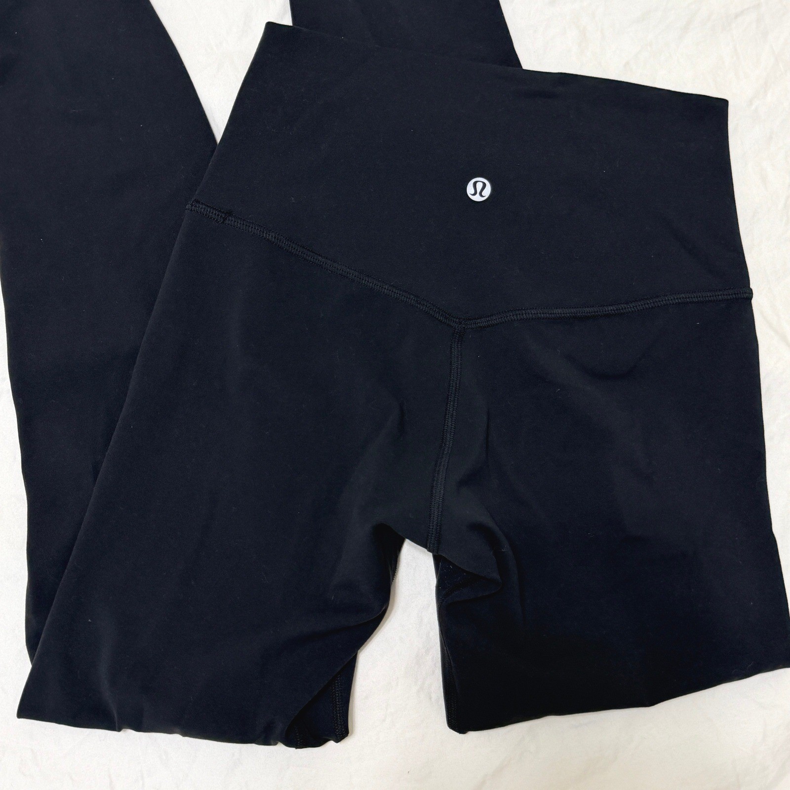 Lululemon Align Pant 28″ Black Yoga Leggings LW5CTES Size 4- FLAWED