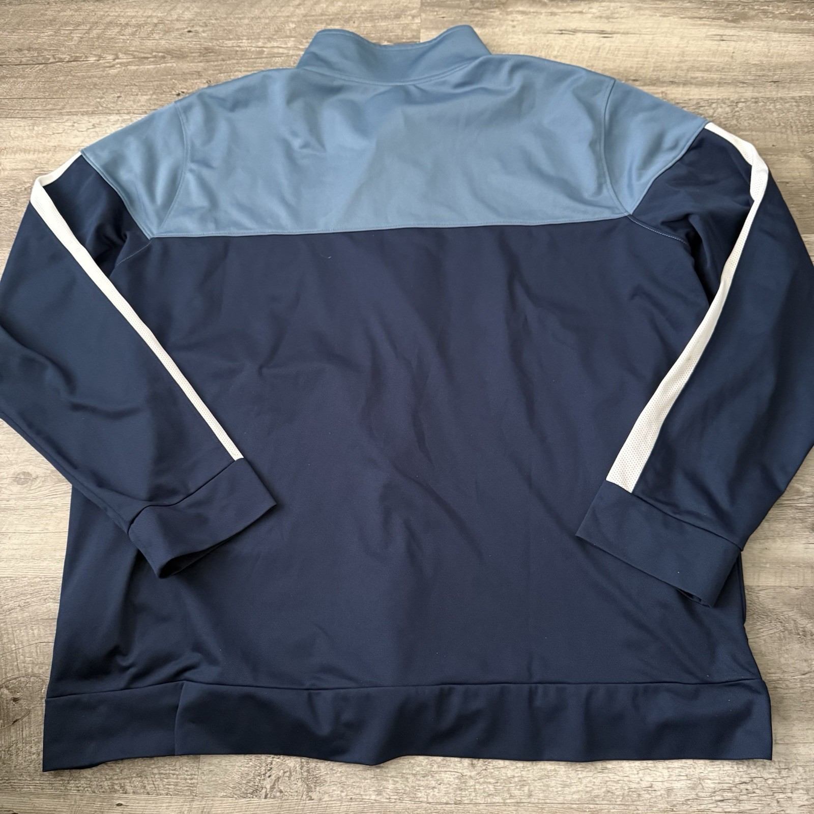 Under Armour Sportstyle Pique Track Jacket Mens 2XL Blue Full Zip Performance