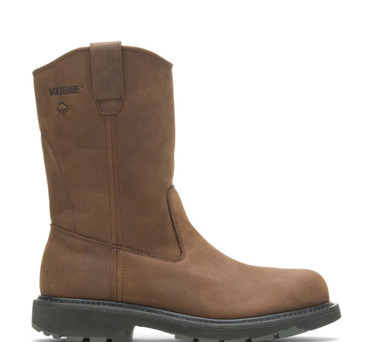 Wolverine Men DD 10” Work Wellington Boot Leather 7.5 M