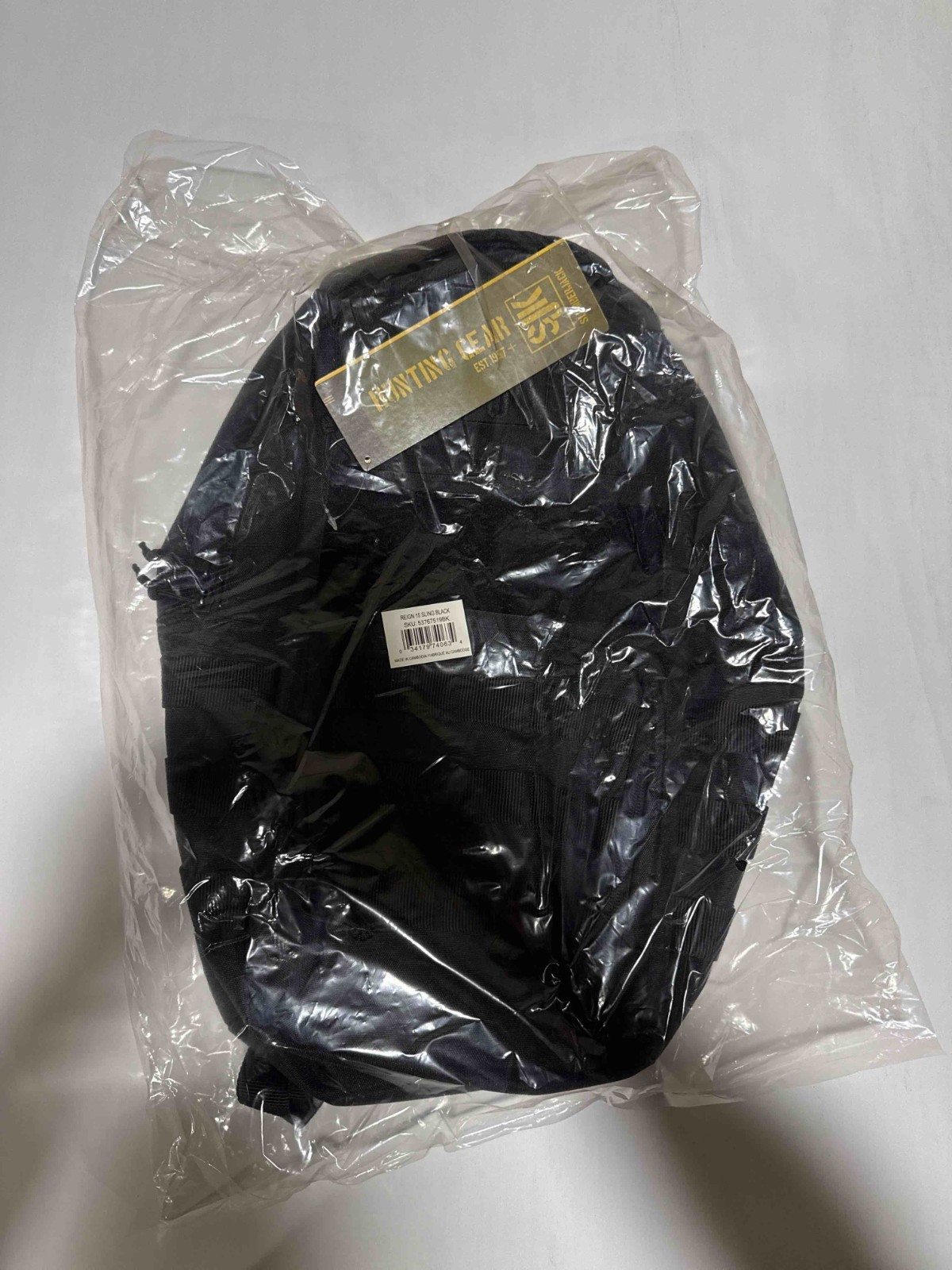 Nylon Sling Bag – Black (0232799D)