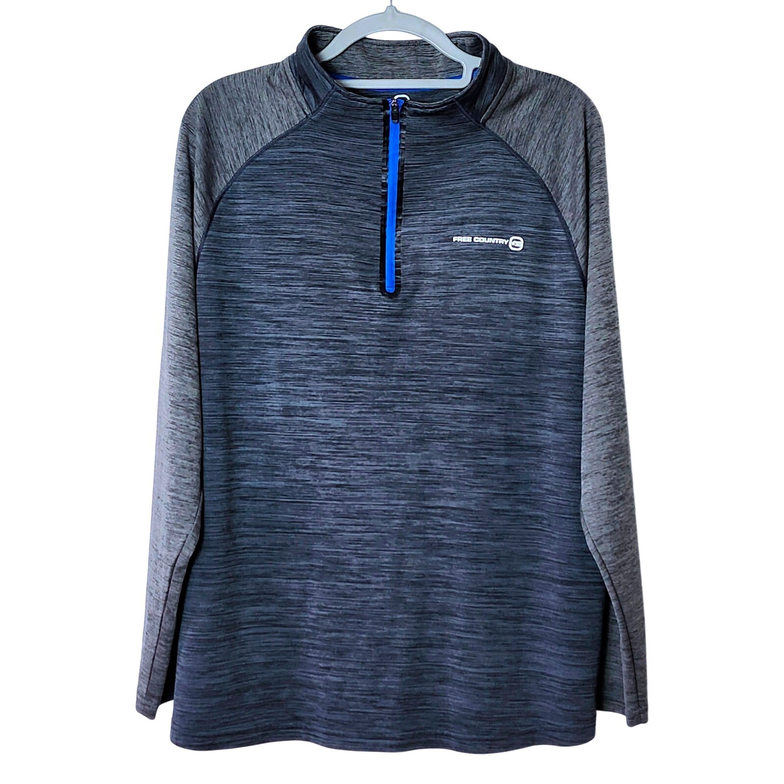 FREE COUNTRY ULTIMATE COMFORT MICRO-TECH PERFORMANCE 1/4 ZIP PULLOVER MENS XL