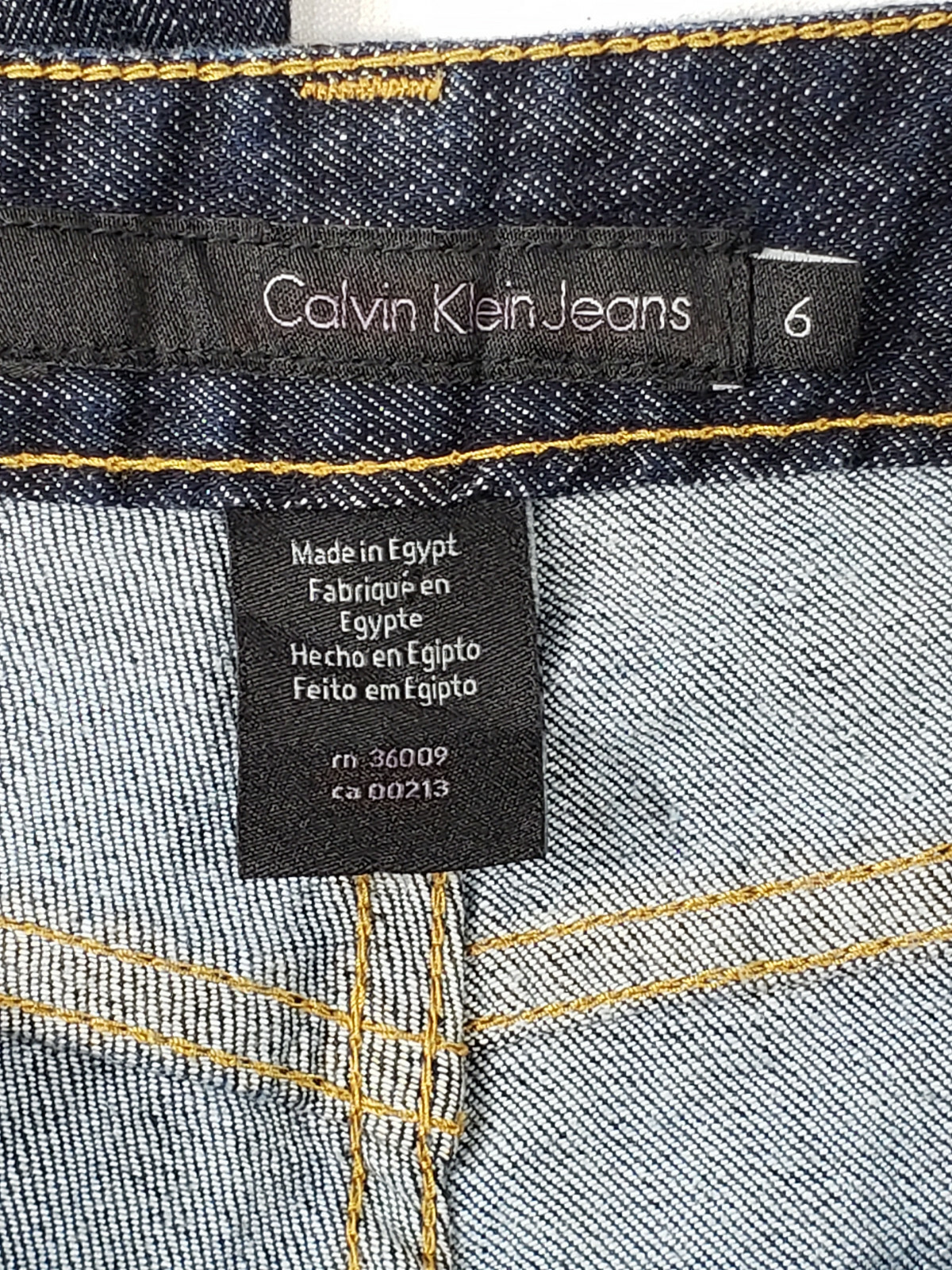 Calvin Klein Womens Denim Flare Jeans SIZE 6 30Wx29L
