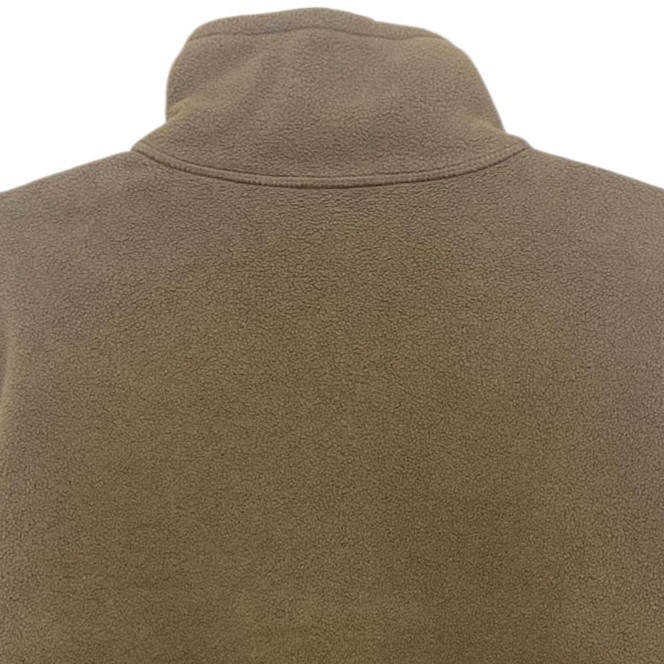 Berghaus Fleece Jacket Mens Large Brown Green Polartec 1/4 Zip Hiking Outdoor