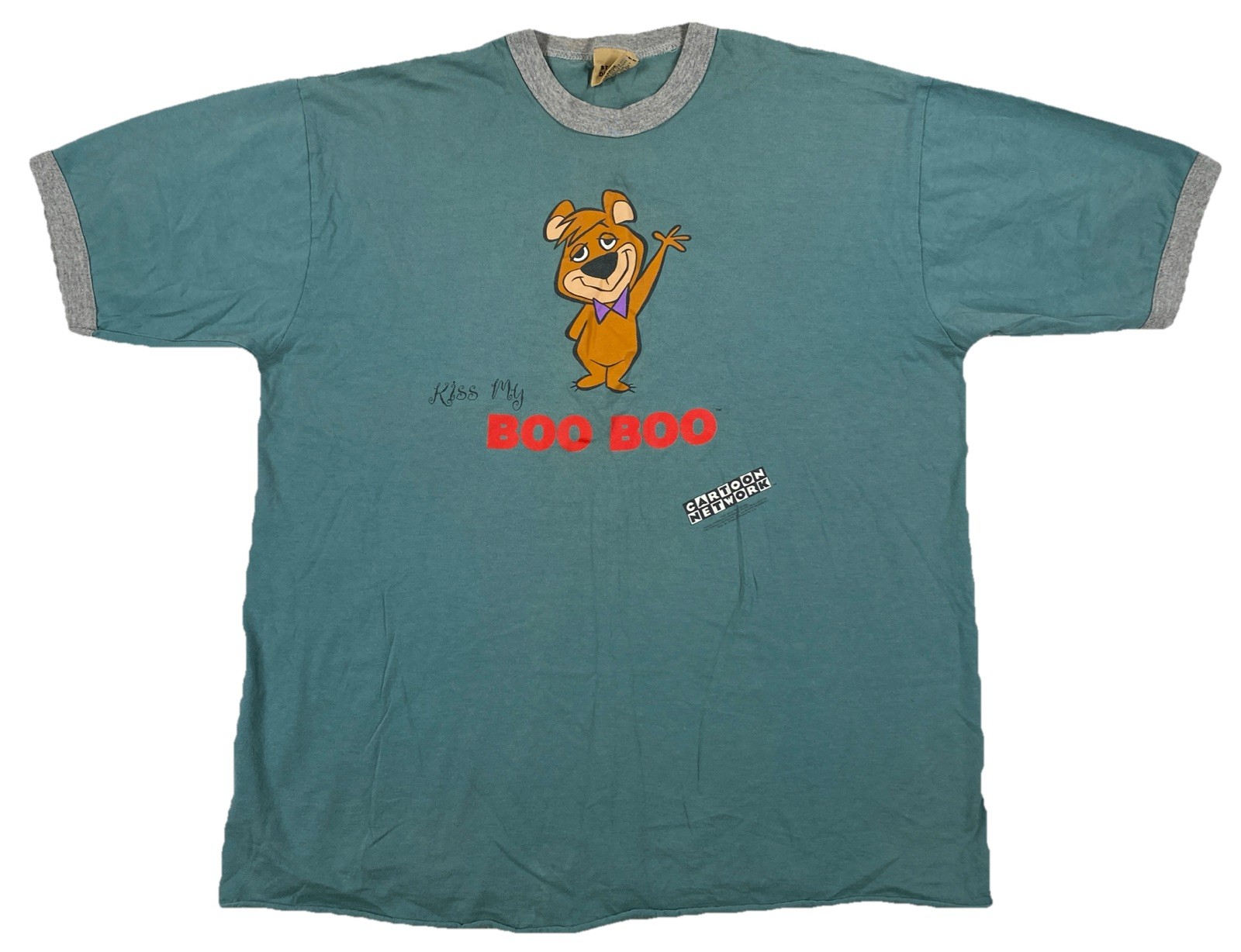 Vintage Yogi Bear Stanley Desantis Kiss My Boo Boo Cartoon Network Size XL