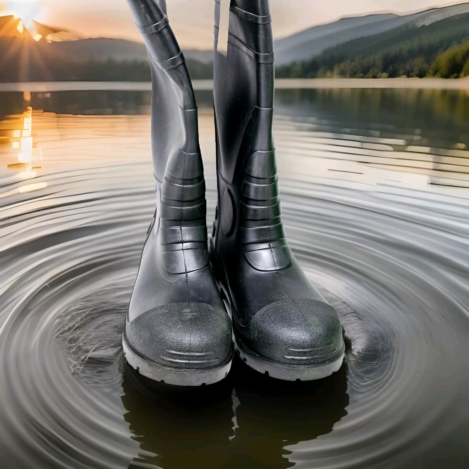 31151 Tingley Rubber Fishing Hunting Waterproof PVC Work Mud Boots Men’s 10 New