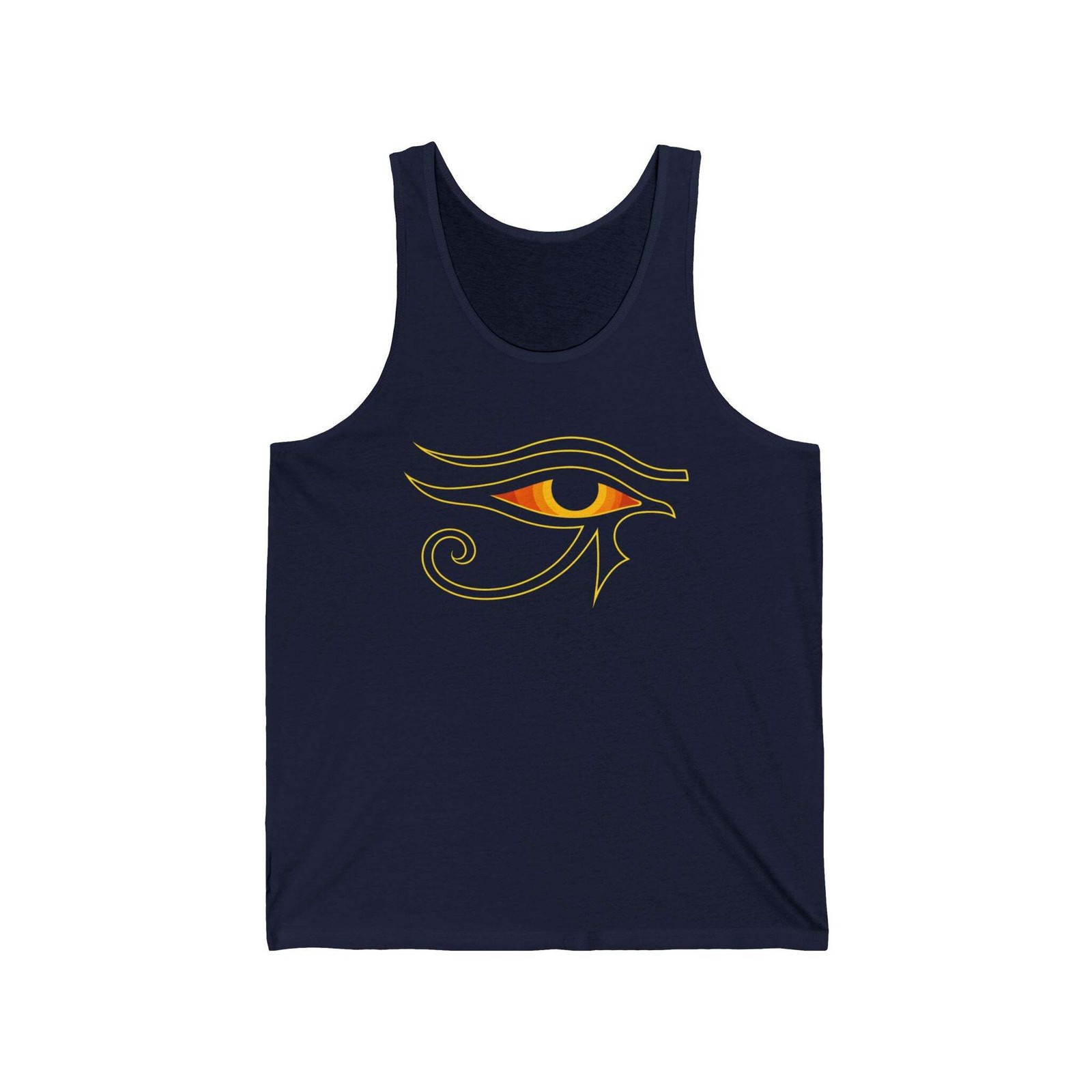 Fiery Eye of Ra Tank Top | Ancient Egyptian Mythology Symbol Shirt Ra