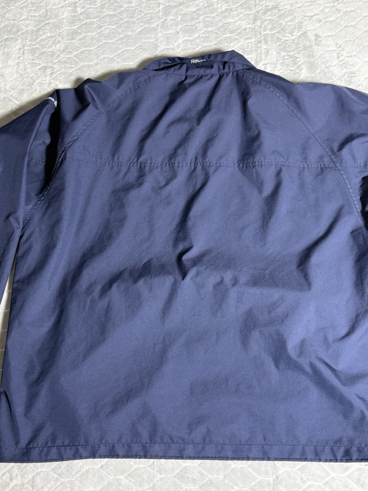 Reebok Mercedes-Benz Quarter Zip Windbreaker Jacket XL Navy Golf Logo