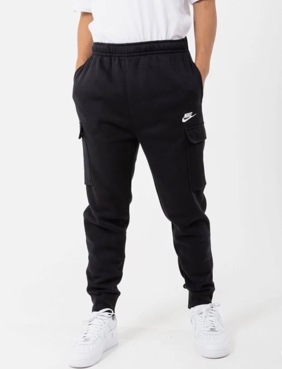 Nike Sportswear Club Fleece Men’s Cargo Pants Black Men’s CD3129-010 SMALL