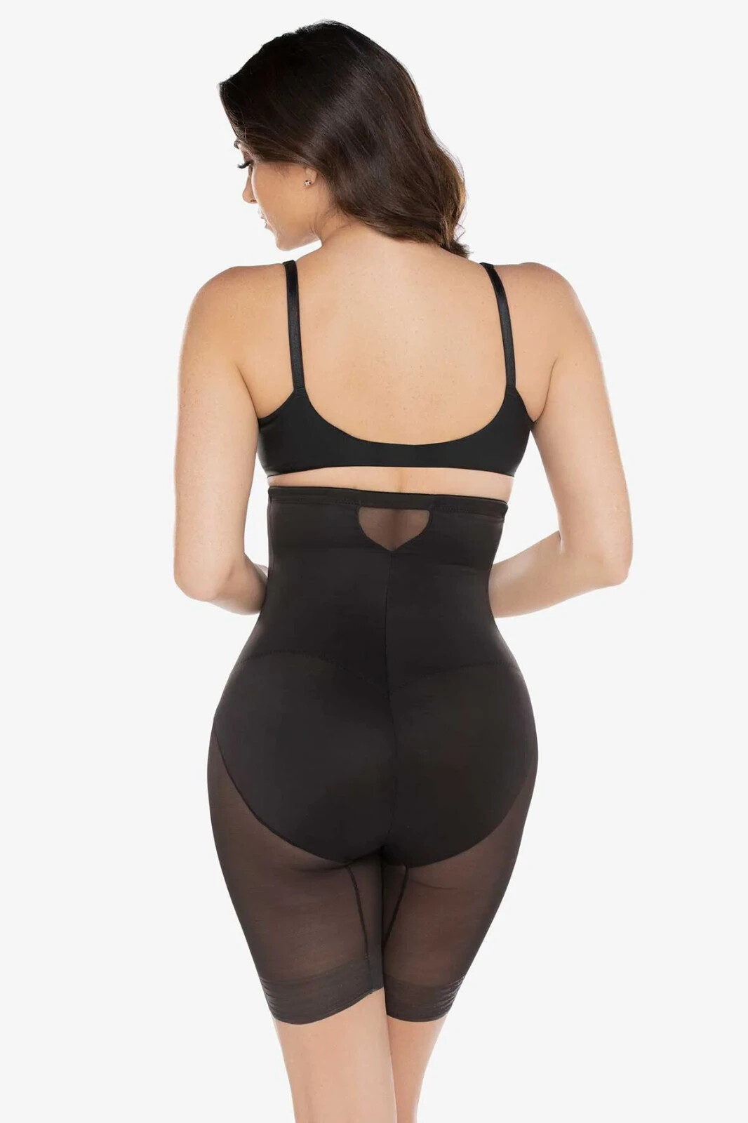 Miraclesuit Extra Firm Sexy Sheer Shaping Hi-Waist Thigh Slimmer L45260 Size S