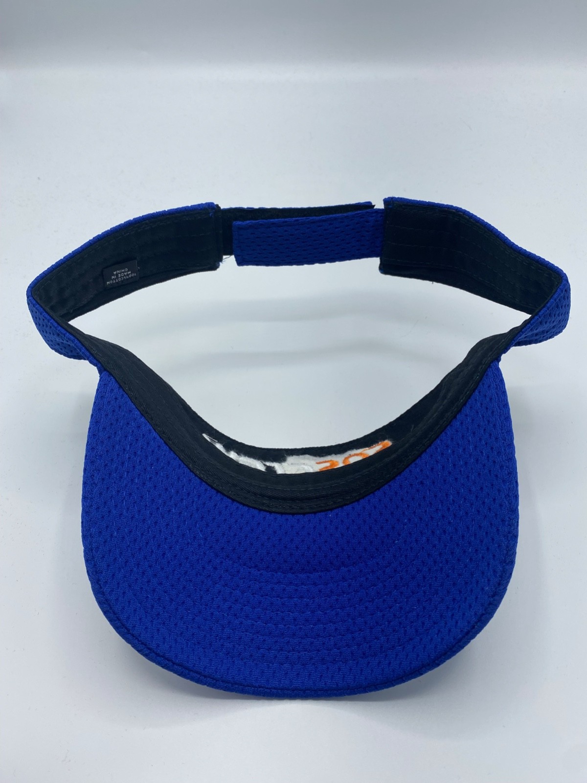 SOS Crew Blue Visor Hat Adjustable Logo Polyester Mesh Adult Outdoor Sun Sport
