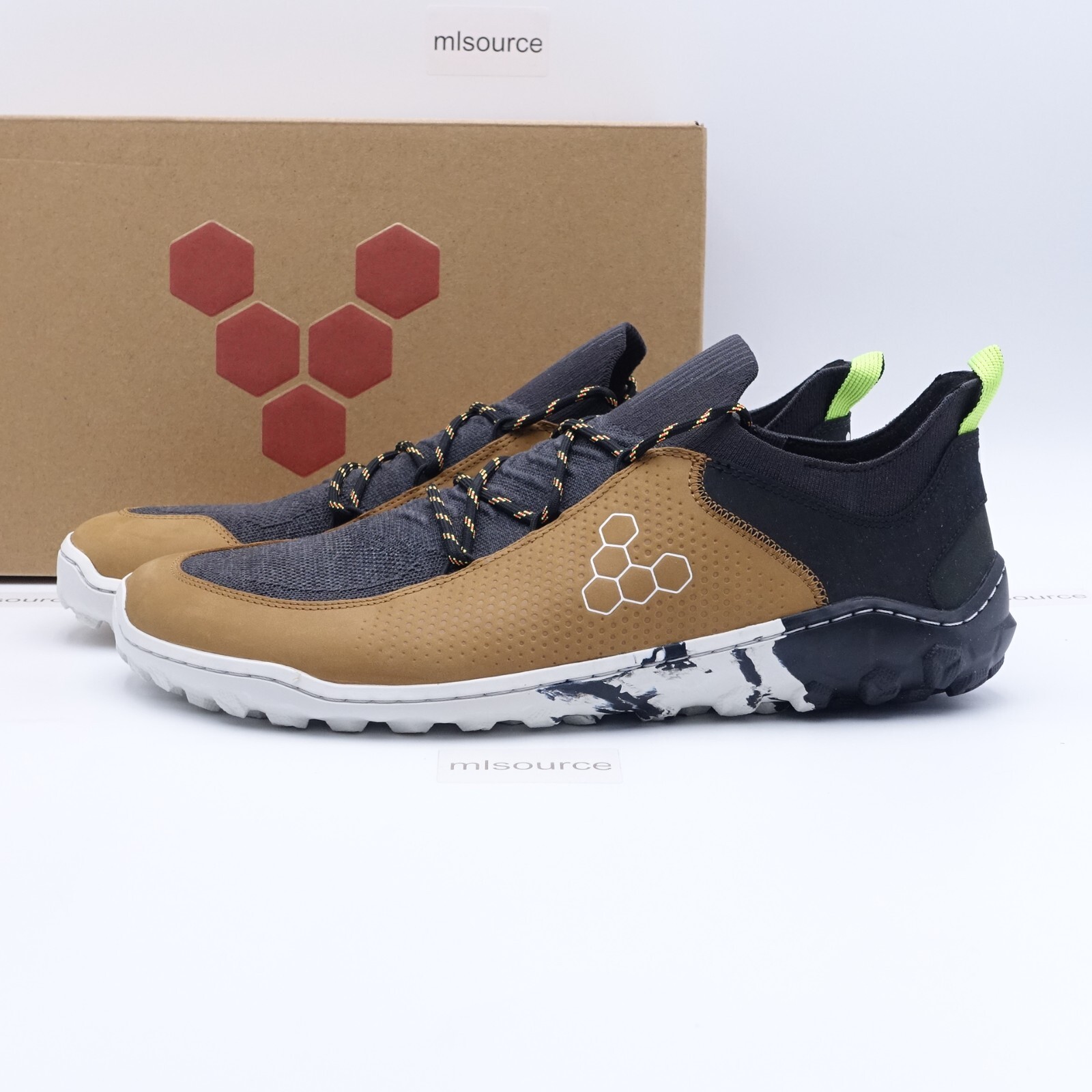 Vivobarefoot Men’s Tracker Decon Low FG2 Minimalist Hiking Shoes 309165-02 Tan