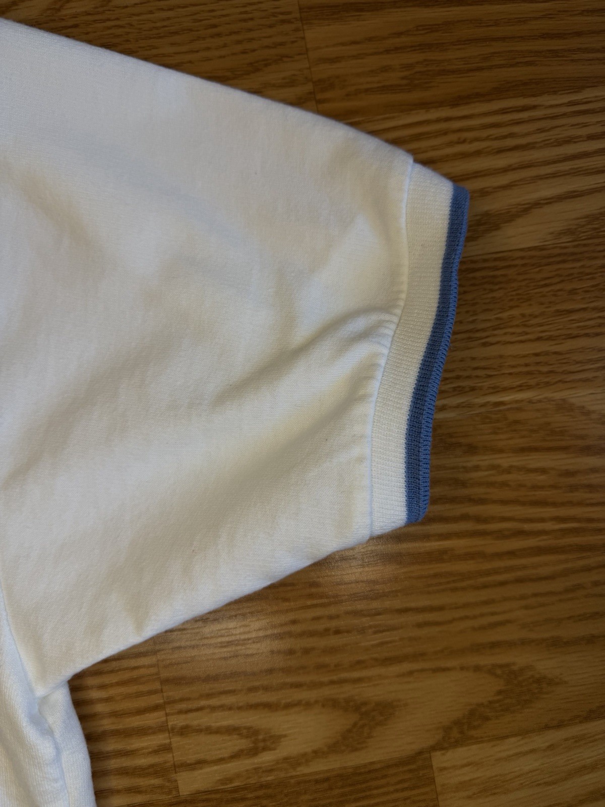 Vintage Jantzen USA Made Colorblock Full Zip Short Sleeve Sweatshirt Men’s L