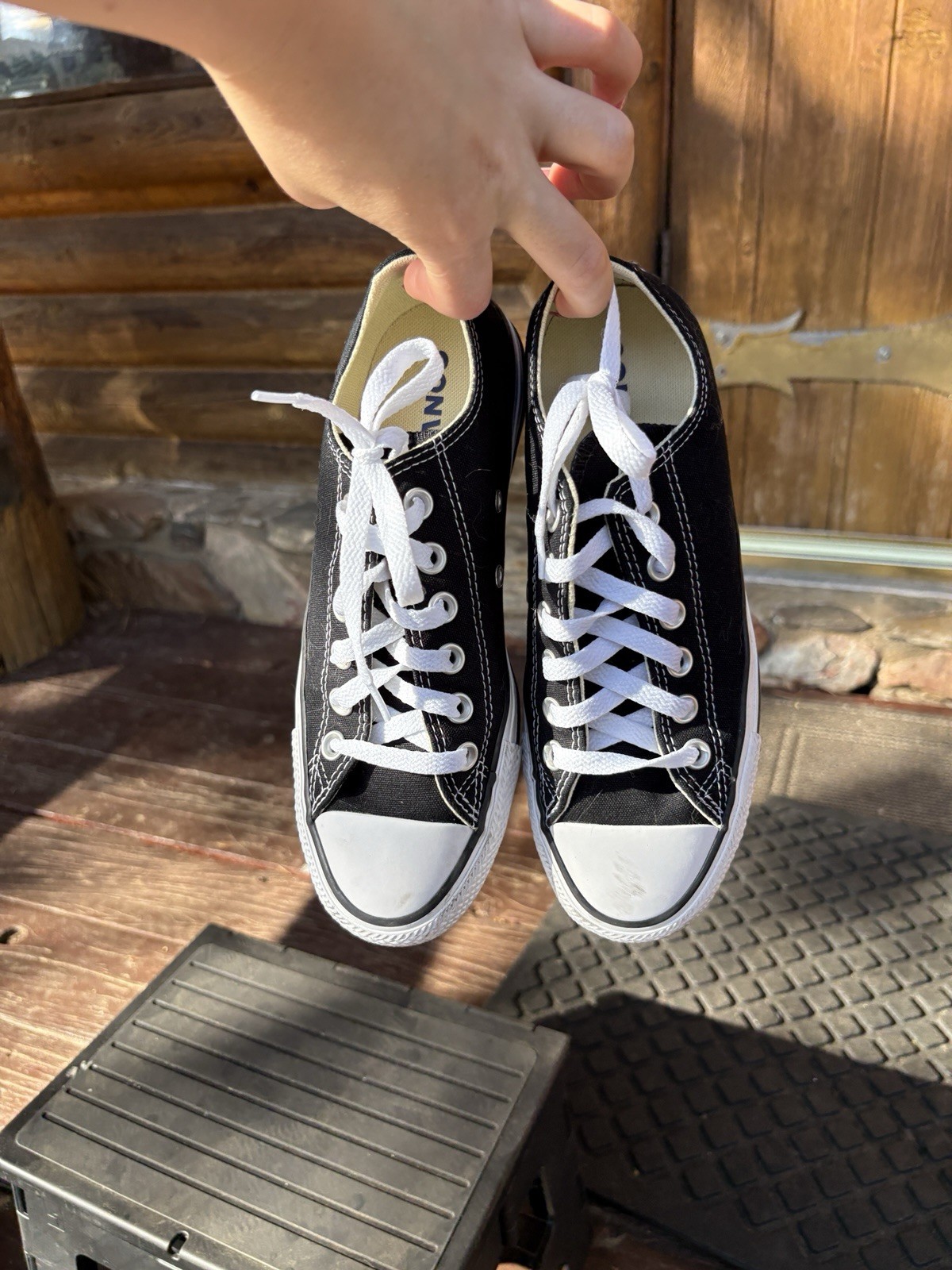 Converse Chuck Taylor All Star Ox Low Top Canvas Sneakers Black/White M9166