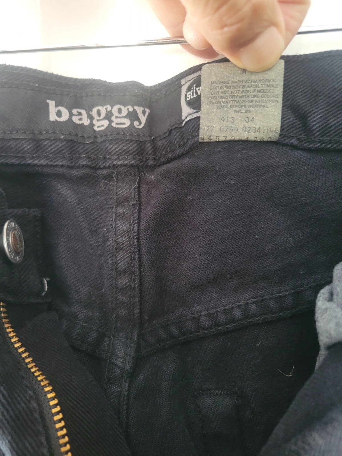 Levi’s SilverTab Baggy Black Jeans 31×30 – Early 2000’s Made in Guatemala