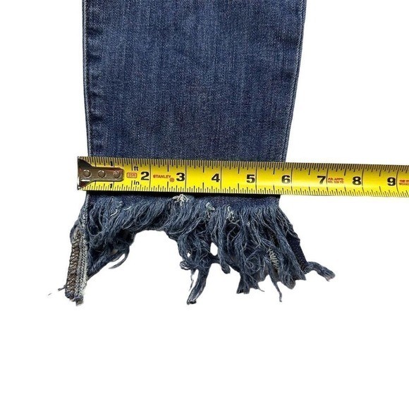 Joe’s Jeans The Charlie Women’s High Rise Skinny Ankle Jeans Size 28 Blue Frayed