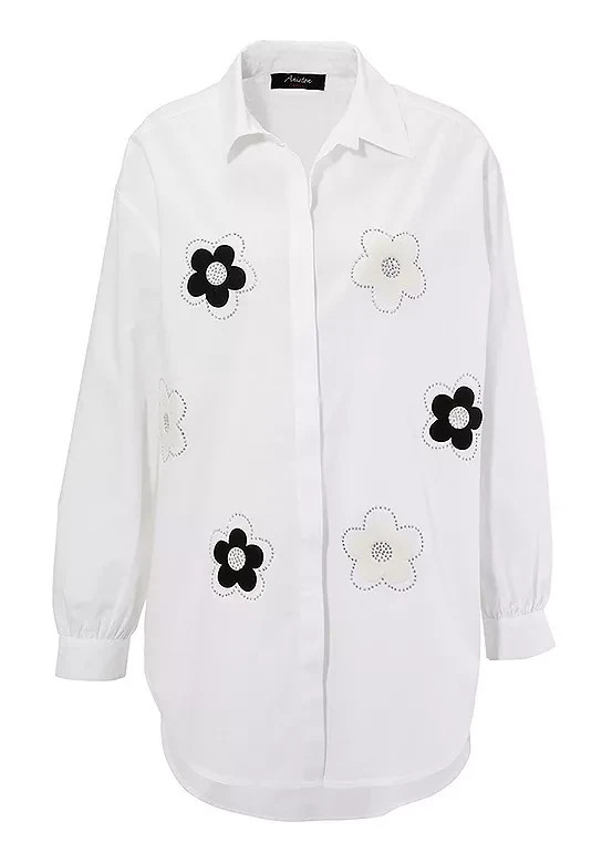 Aniston Oversized Applique Blouse – Size 16 – LB 3310