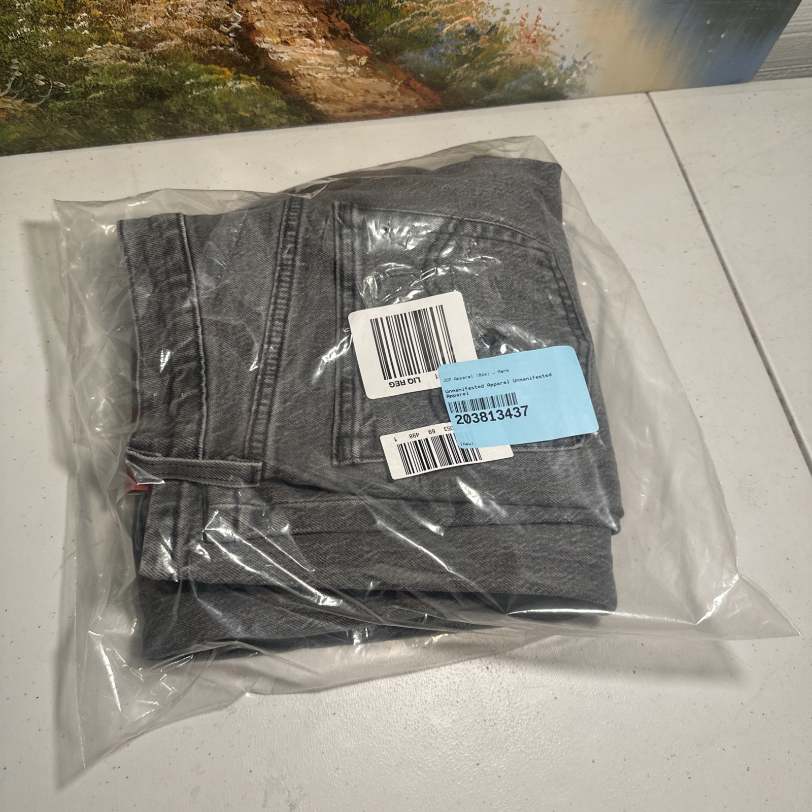 LEVI’S 501 DT Selvedge Jeans Denim Tears Irregular Biker Western Men 26×30 NOS