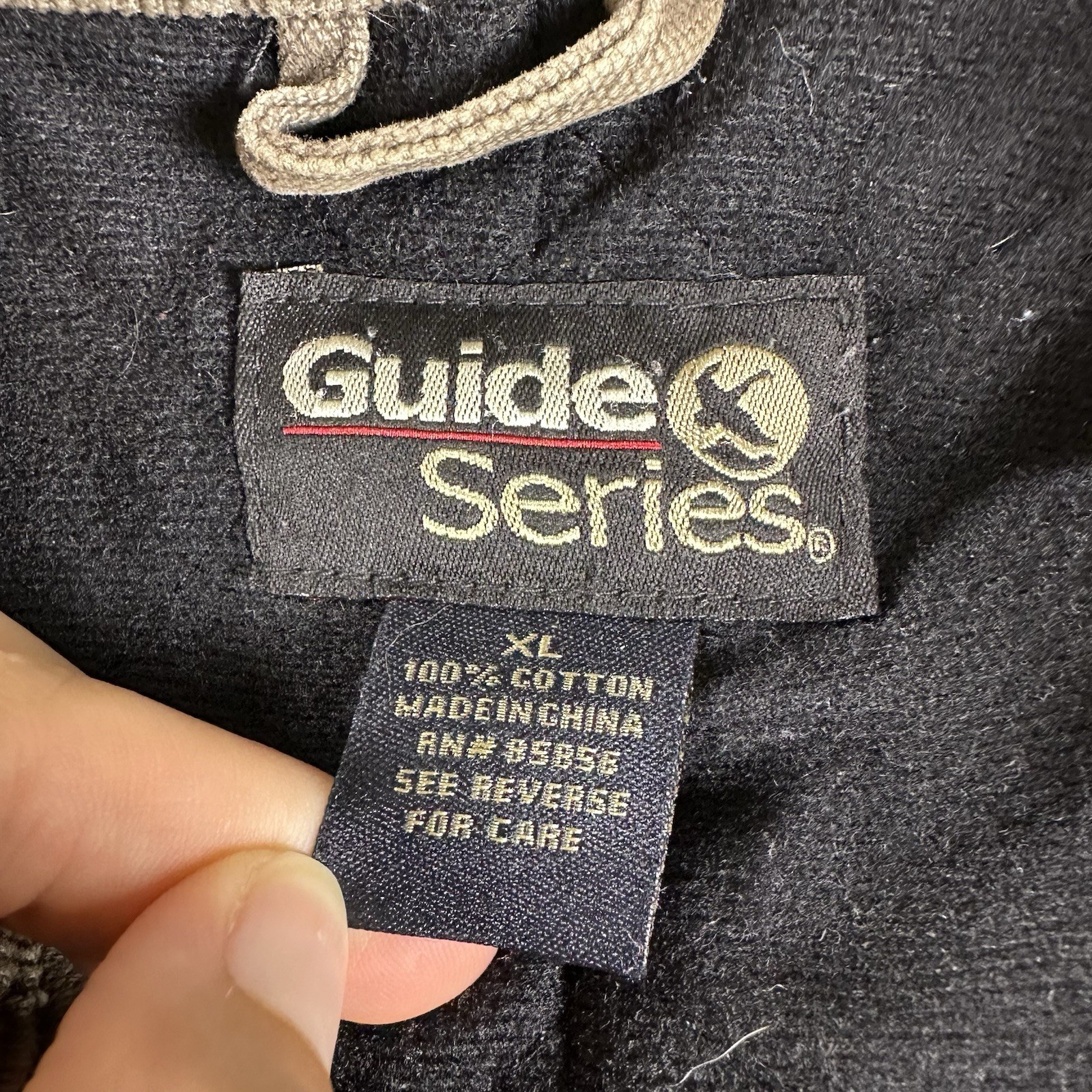 Guide Series Jacket Mens XL Tan Quilted Lined Canvas Coat Heavy Zip Pockets Vtg