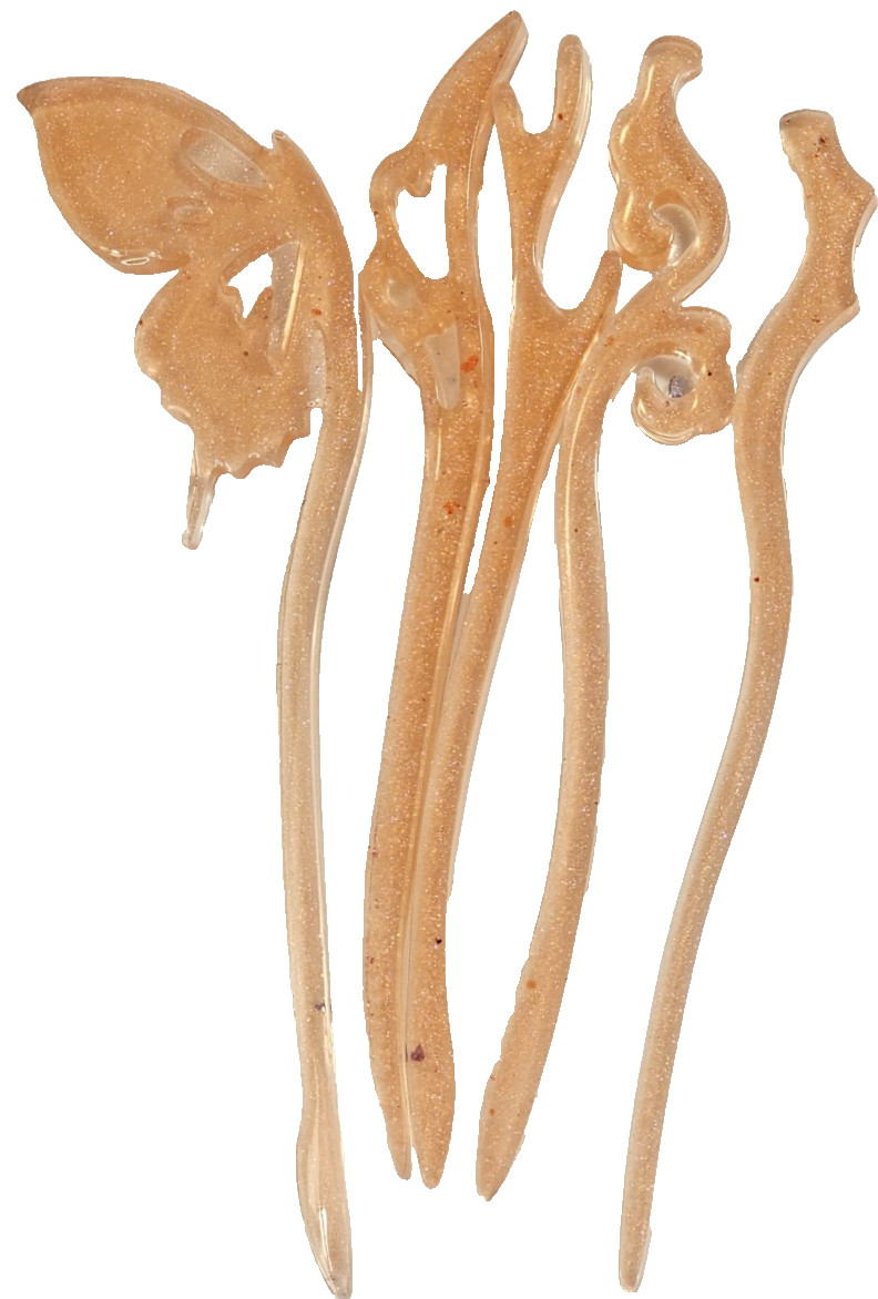 Handmade Resin Hair Pin Sets 1-5/Variations