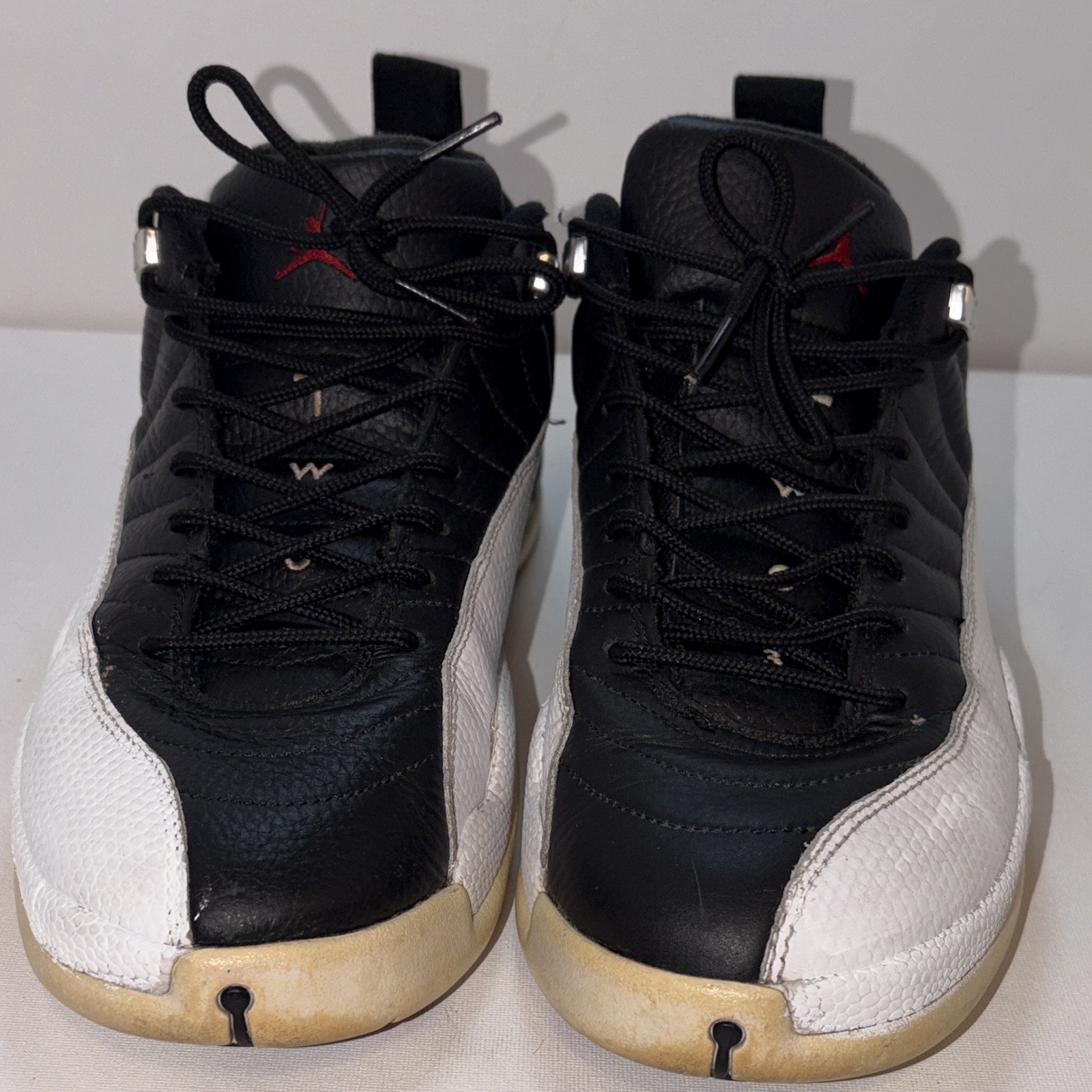 Jordan Air Jordan 12 Retro “Playoffs” Black/White Lace Up Sneaker 308317-004