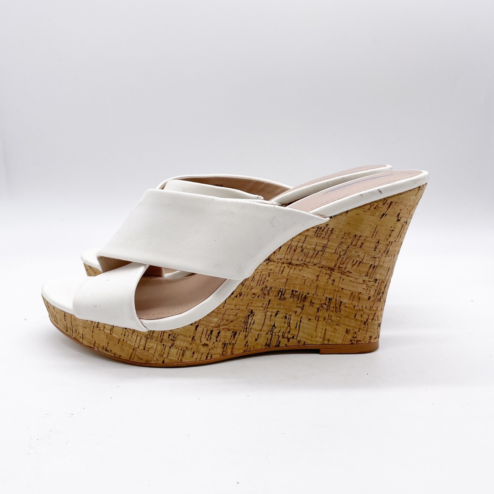 Charles By Charles David Women’s Latrice Wedge Sandals White Size 11 M