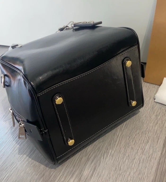 COACH Cube Rogue Bag 20 Shoulder Bag Black CBH04 Outlet NEW leather
