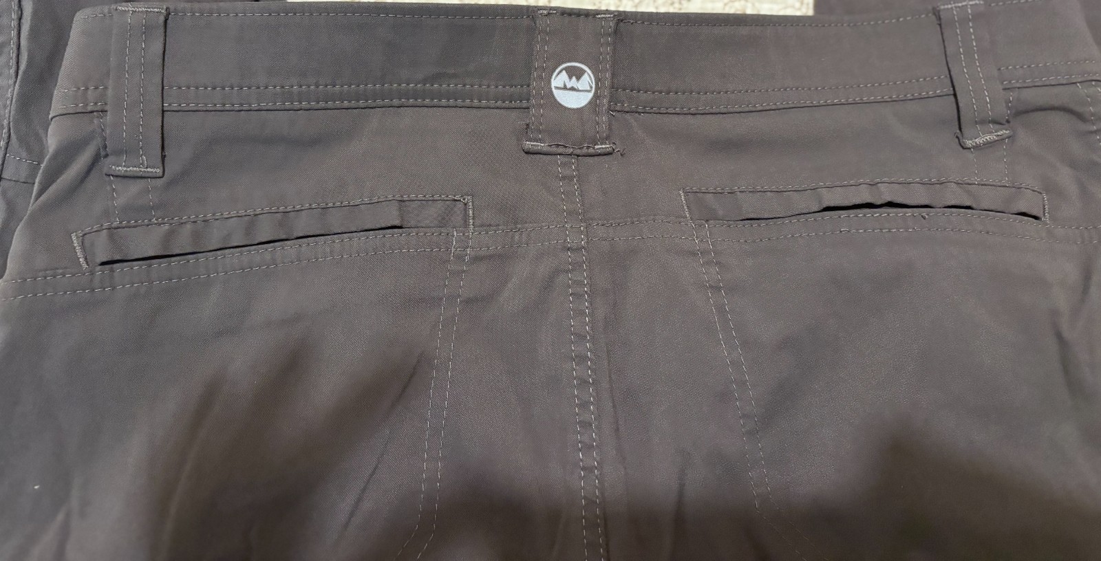 Wrangler Cargo Pants Mens 34×32 Black Excellent ATG Outdoor Hiking Utility