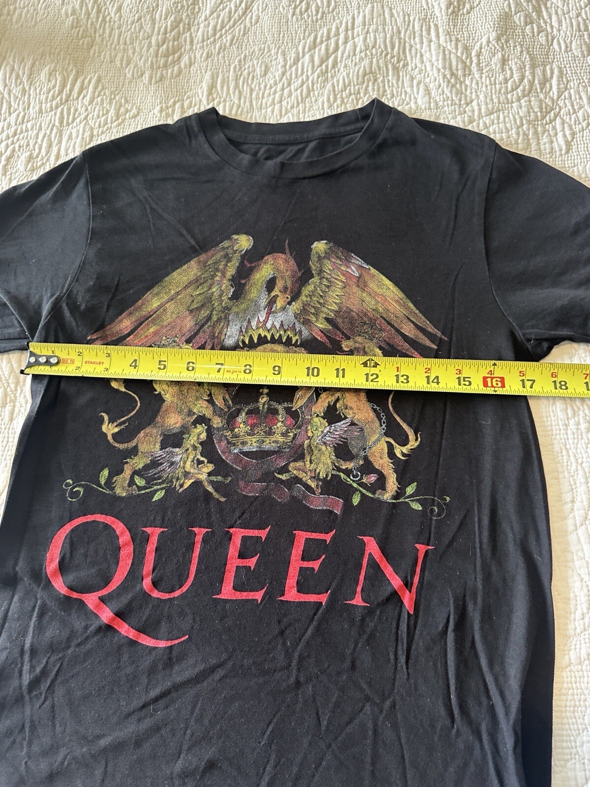 A1 Queen Band Official Merch Promo T Shirt Adult Small Black