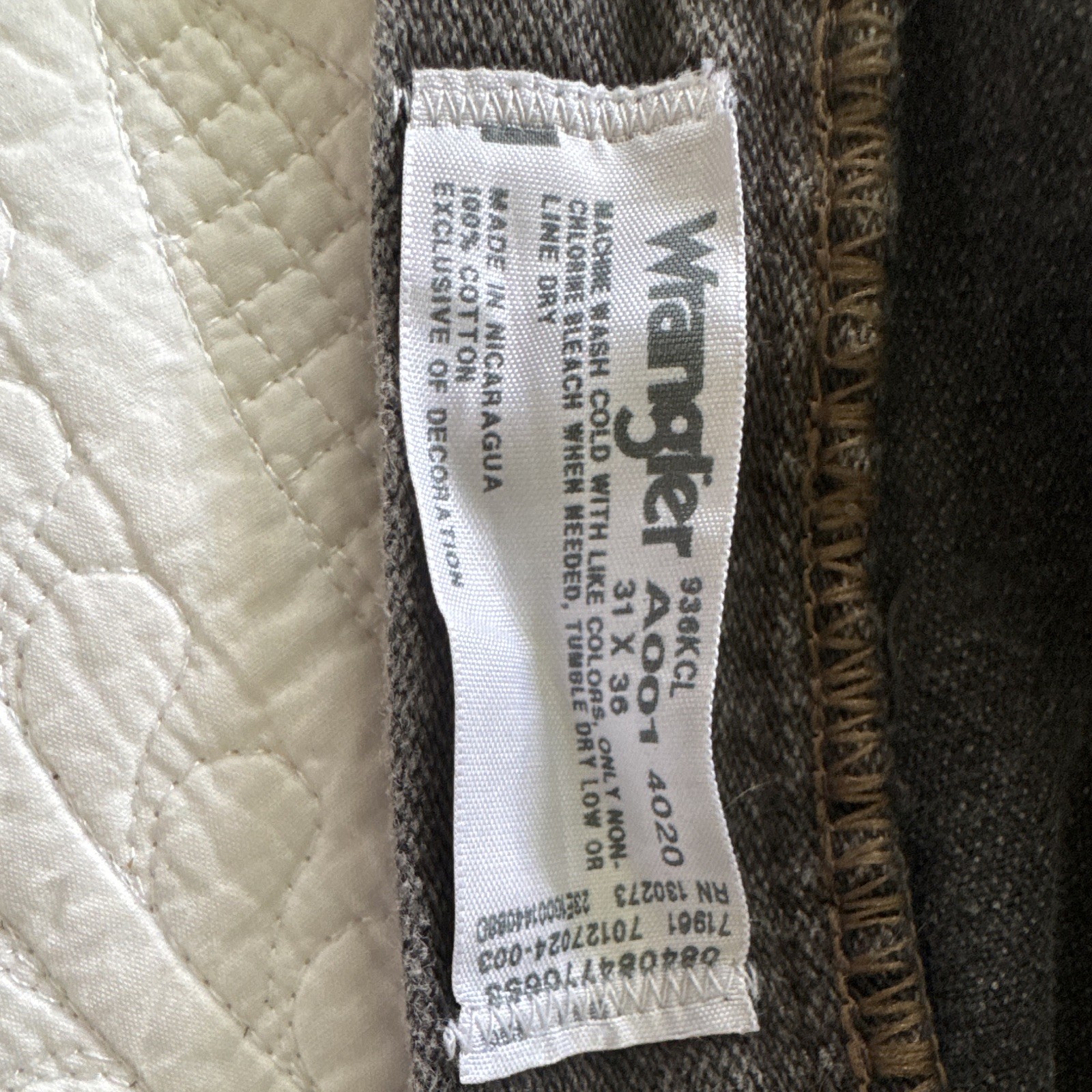 Wrangler Men’s Jeans 31×36