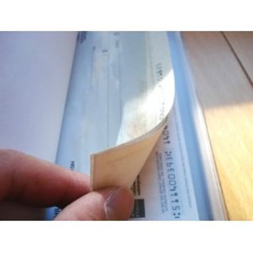 Clear Plastic Checkbook Divider Insert Sleeves