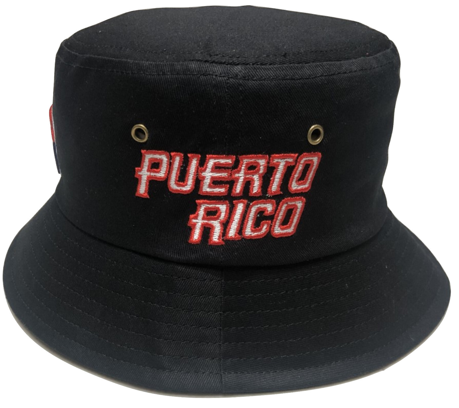 Puerto Rico Bucket Hat Embroidered PR HAT CAP 100% cotton Size S/M ~ L/XL NEW