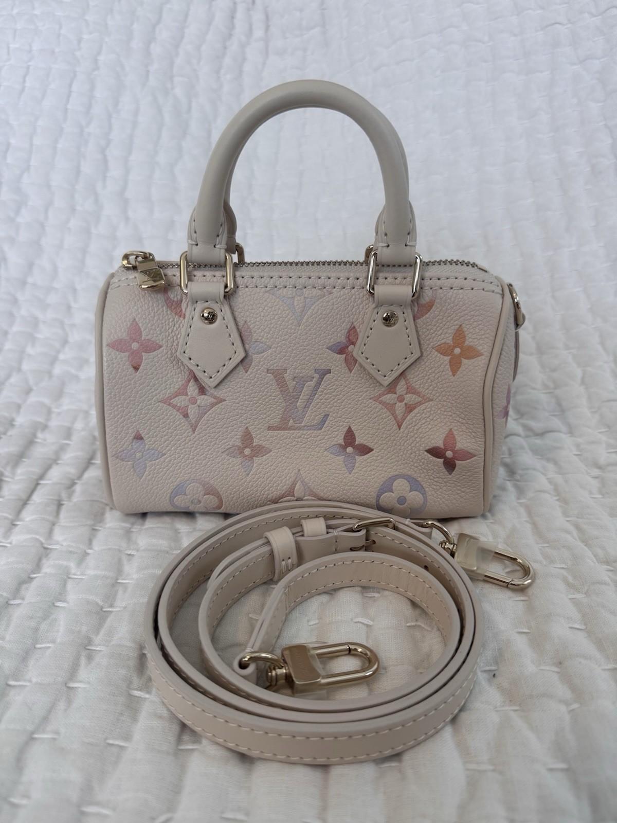 Louis Vuitton Speedy Nano Dream Empreinte Leather