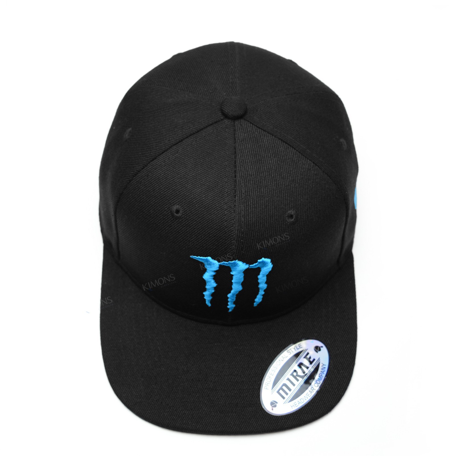 Energy Drink Embroidered Snapback Hat Monster Black Cap **Free Returns** TQ / BK