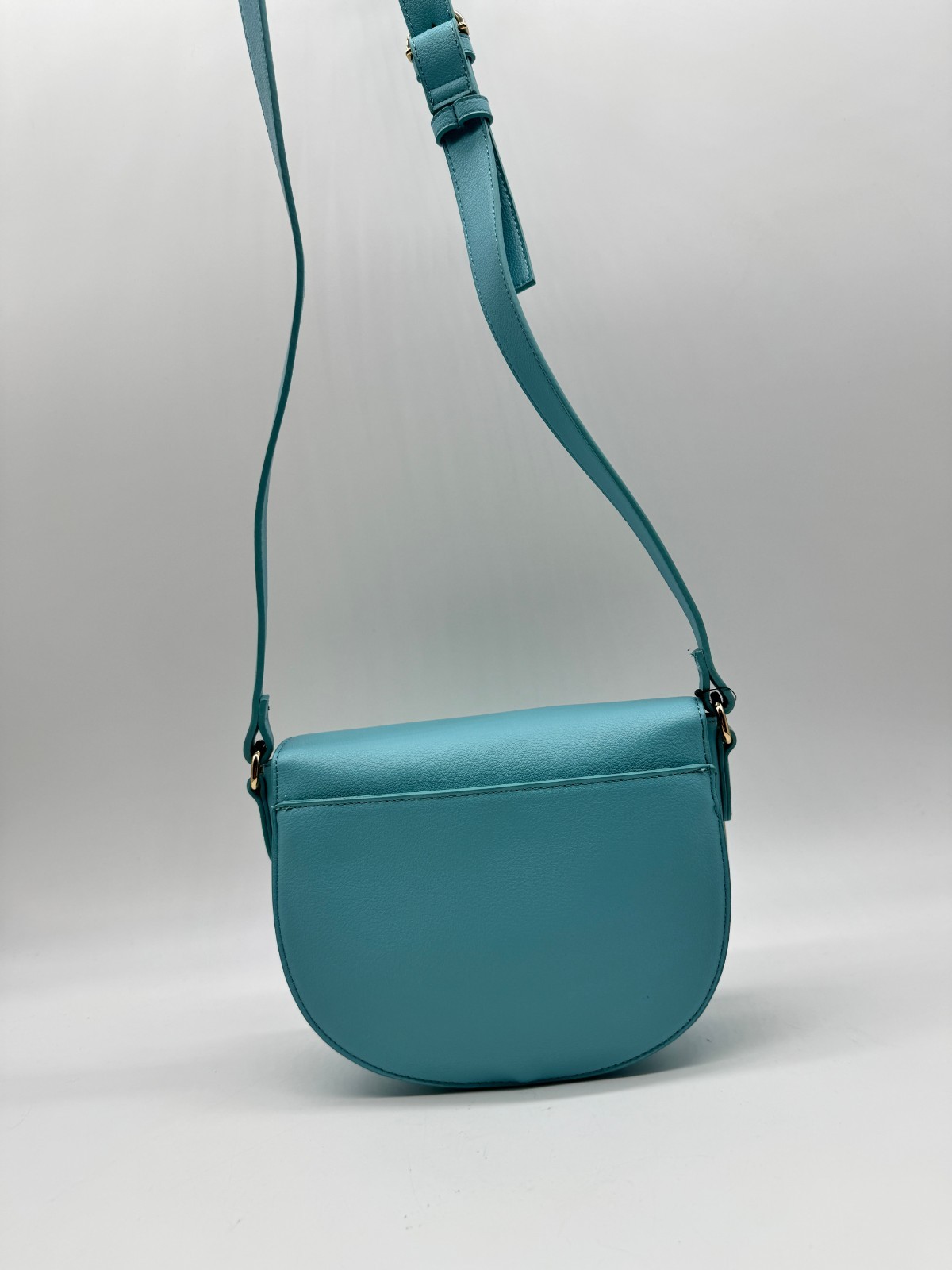 On 34th Holmme women’s small saddle crossbody bag -SEA SPRAY / AQUA~