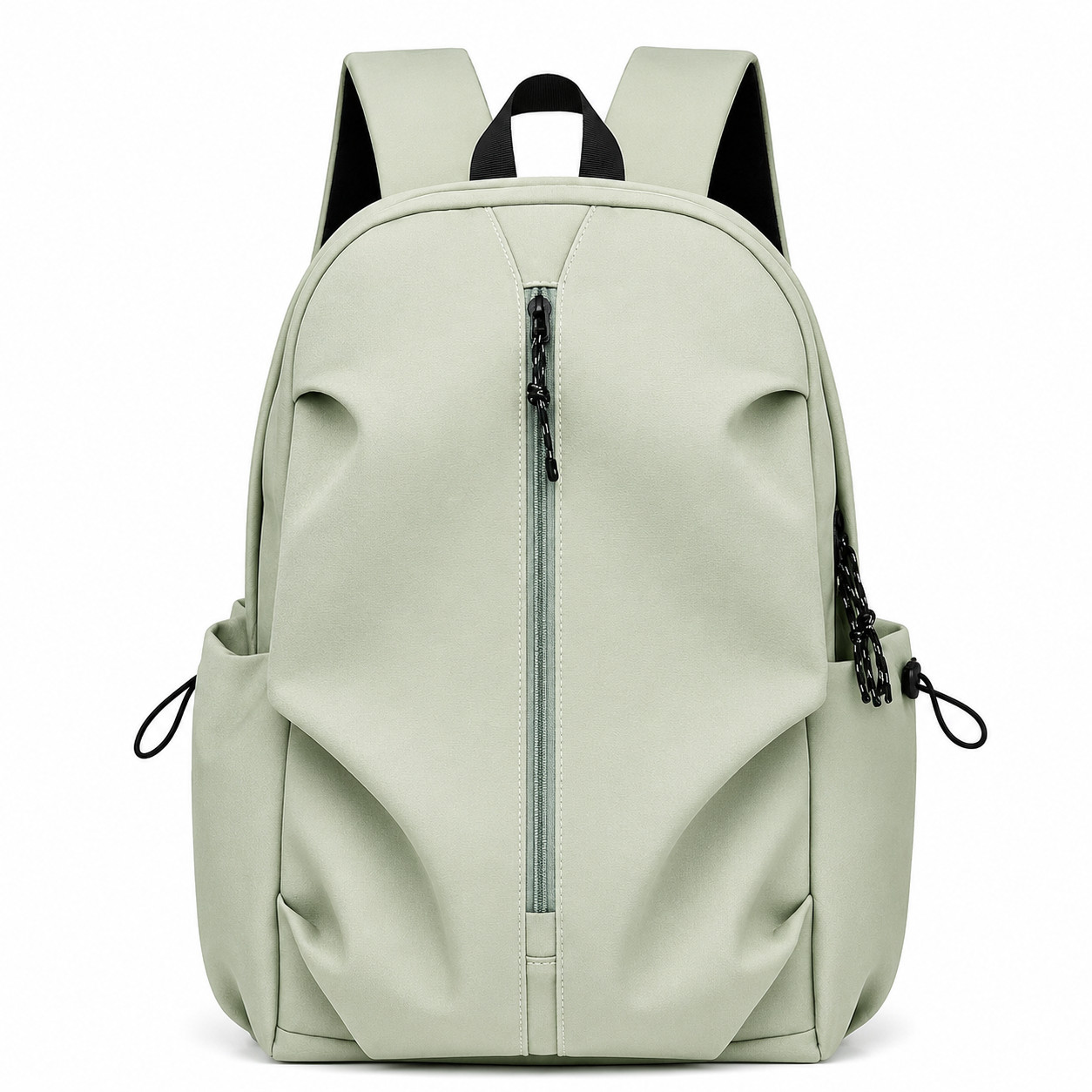 Waterproof Backpack Women Men Lightweight Travel School Bag Green Multi-Pocket