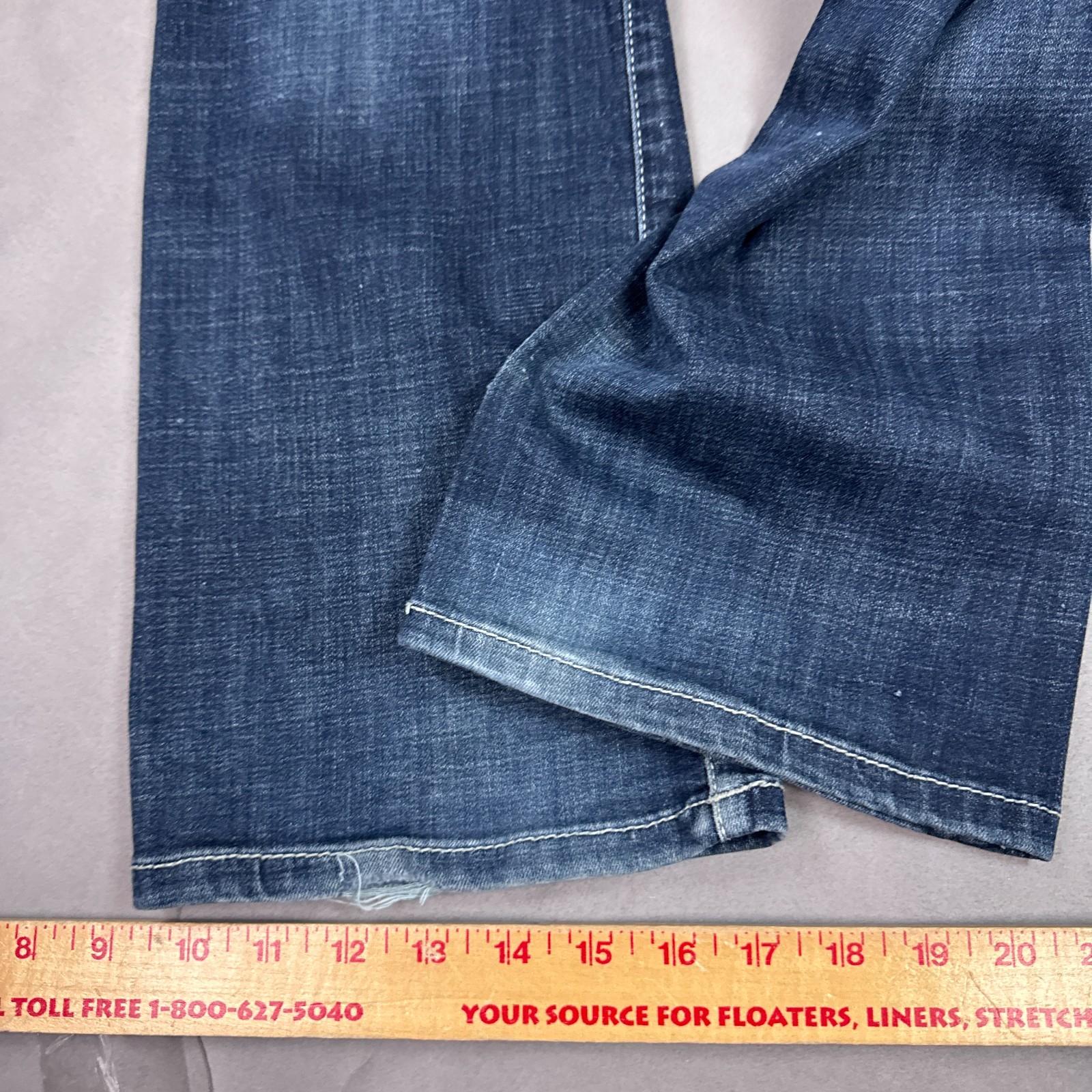 BKE Buckle Jeans Mens 30×32 Blue Aiden Pants Ultra Stretch Distressed Dirty Wash