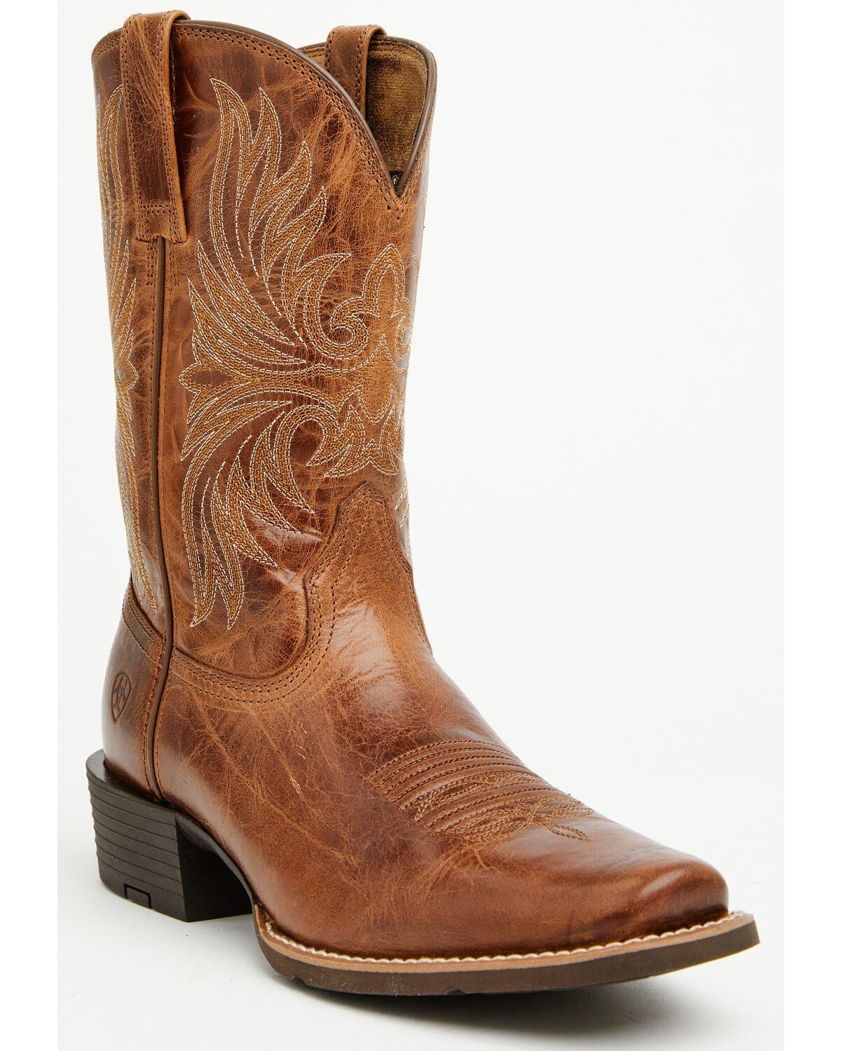 Ariat Men’s Sport Performance Western Boots – Square Toe Tan